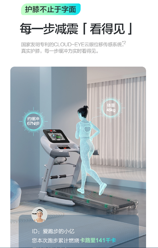 揭秘亿健精灵ELF长期霸榜行业销冠原因CQ9传奇电子“会护膝跑步机”王者：(图2)